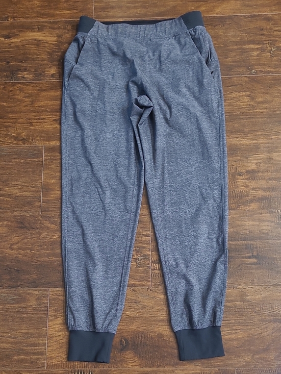 Pants - Lululemon Get Ready Gray Jogger Pants with Elastic Cuffs And Waist Pull On Sz 6